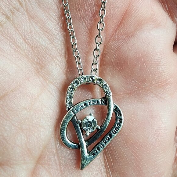 Amazon "I Love You To The Moon And Back" Pendant Necklace - Picture 13 of 16